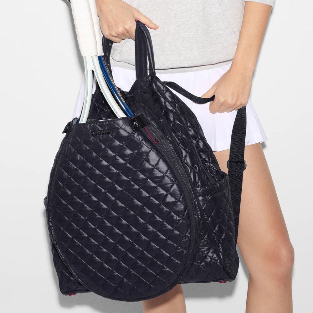 MZ Wallace black Double Convertible Tennis Bag-NWT